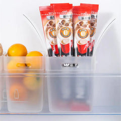 2Pcs Refrigerator Organizer Bins