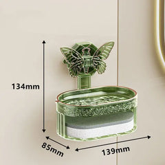 Double-Layer Suction Soap Holder