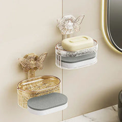 Double-Layer Suction Soap Holder